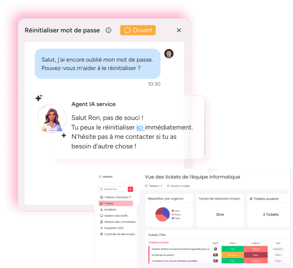 Un expert monday configure la gestion informatique sur monday.com pour les membres d'une équipes.
