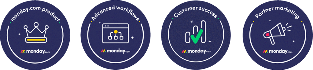 Badge partenaire certifié monday