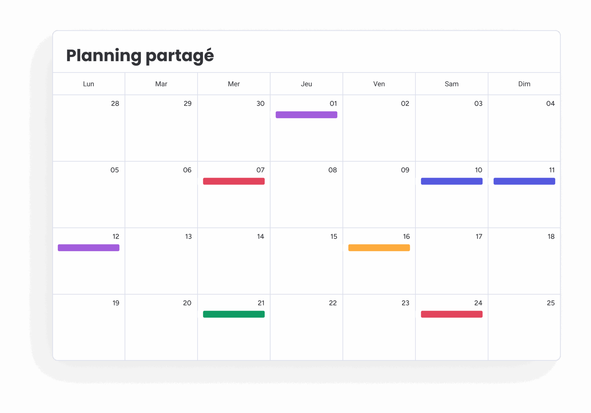 Partage Guide Planning partagé : Guide complet 2026 pour bien l’utiliser