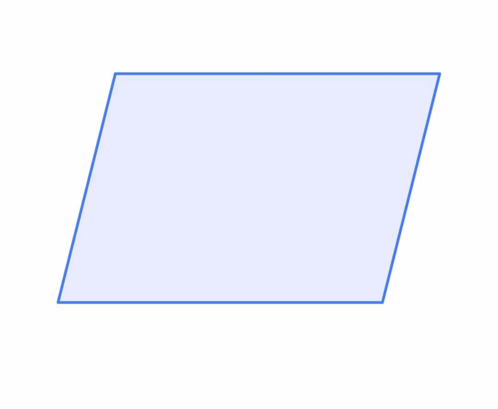 Parallélogramme d'un logigramme en ligne.