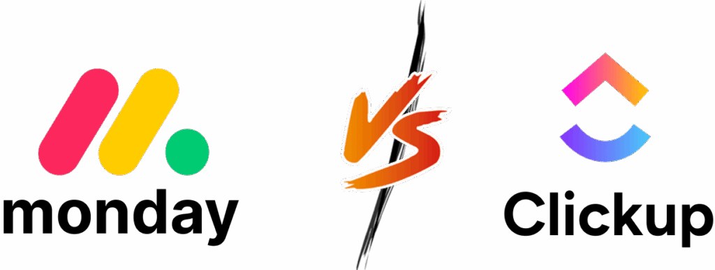 Comparaison logiciel monday et ClickUp pour suivi projet et tâches.