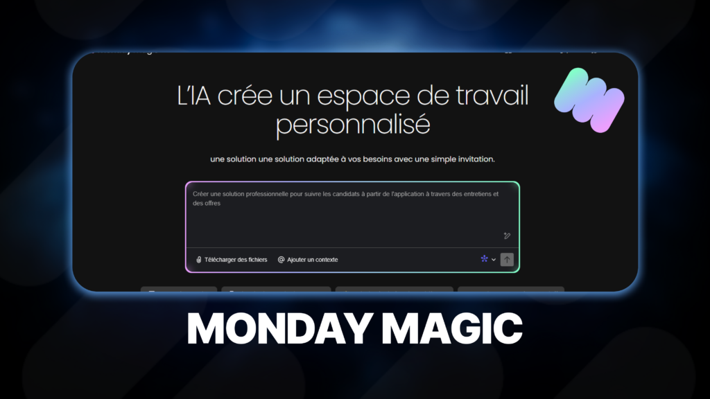 Image de couverture de l'article sur la fonctionnalité d'intelligence artificielle monday magic