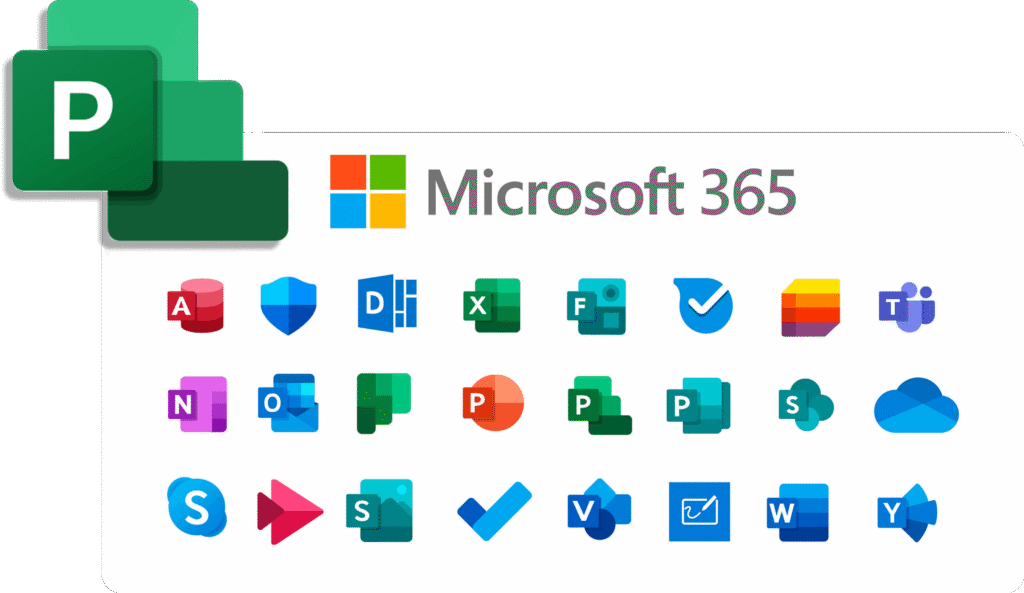 Intégration de l'écosystème Microsoft 365 pour un comparatif monday vs microsoft project.