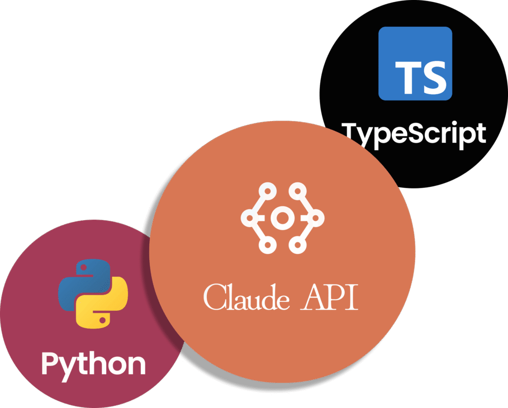 Présentation des SDK Python et TypeScript disponibles pour connecter l'API Claude.