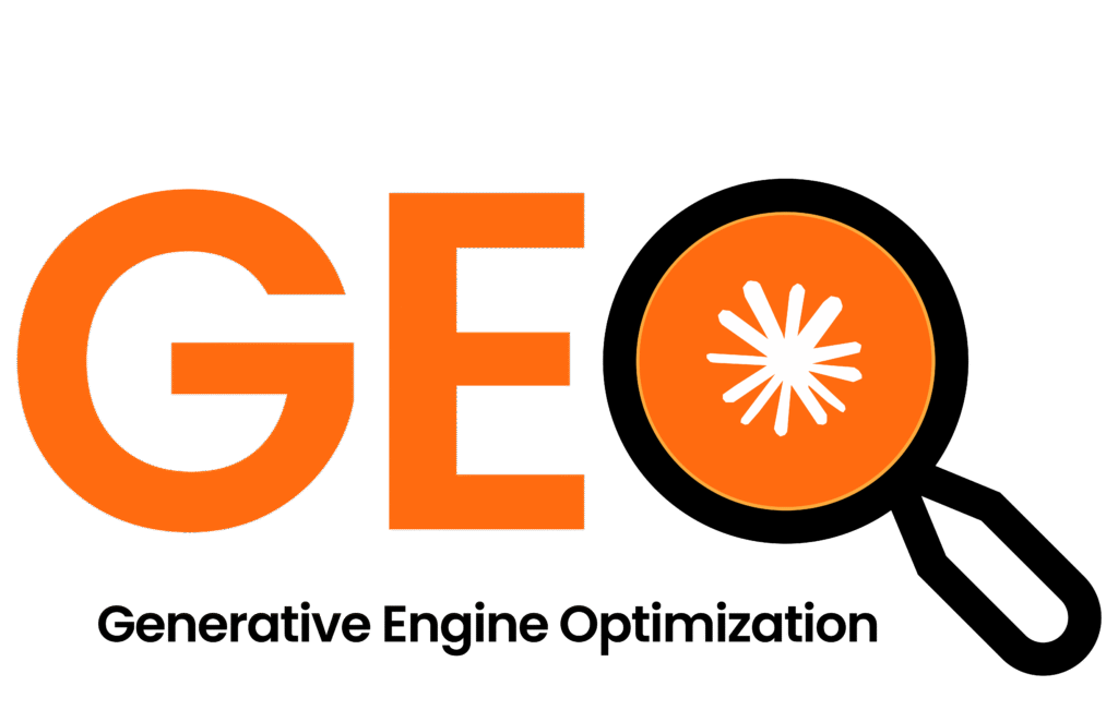 Visuel explicatif du GEO (Generative Engine Optimization) avec le logo de Claude.